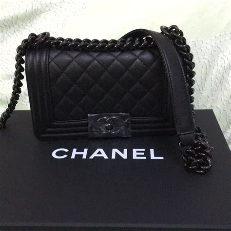 chanel boy so black small|Chanel boy original.